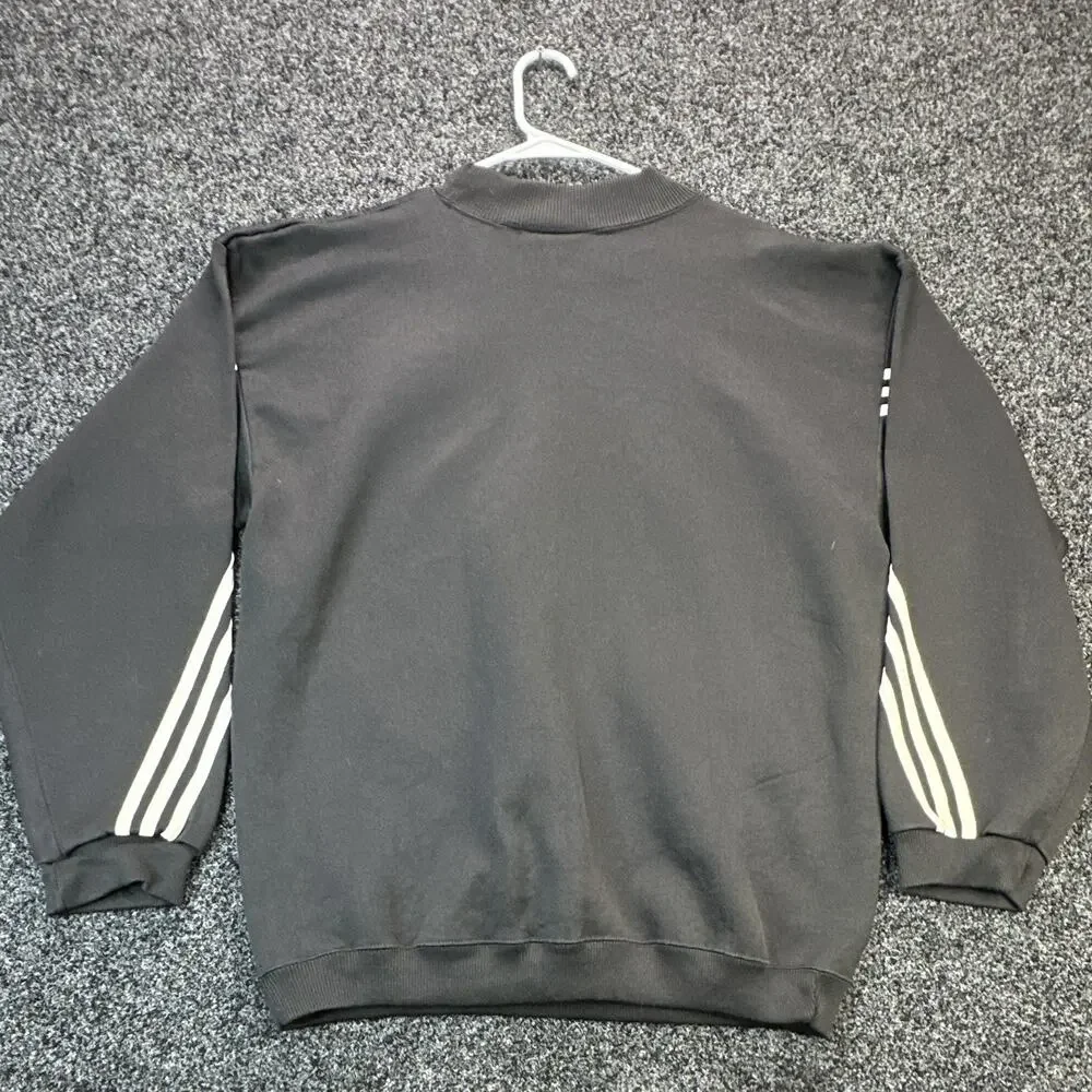 adidas black crewneck